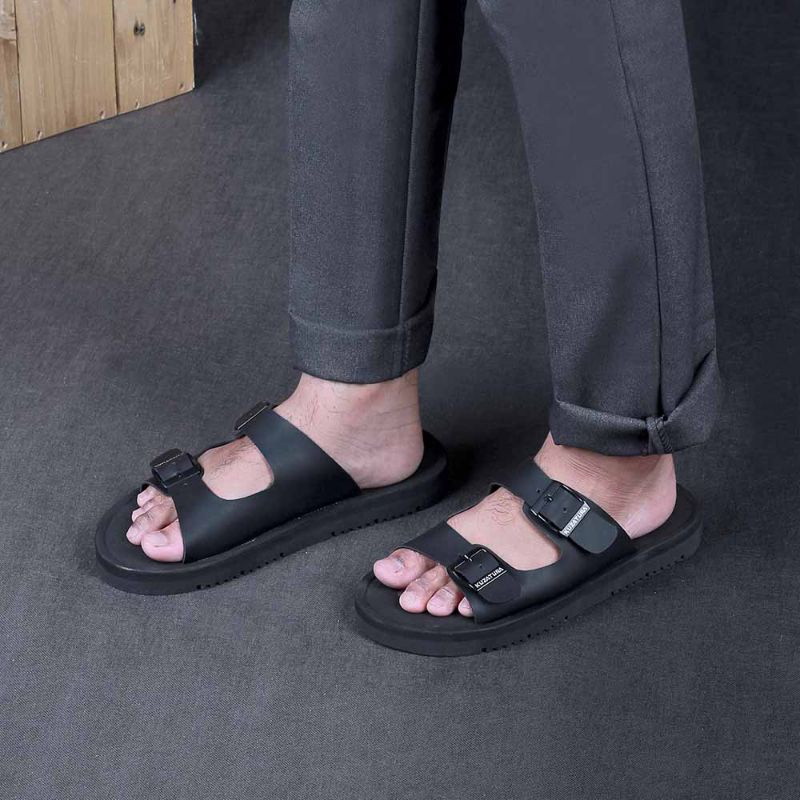 Bos - Sandal Casual Pria Sendal Slide Kasual Original Best Lokal Produk Stylish Milenial Terbaru