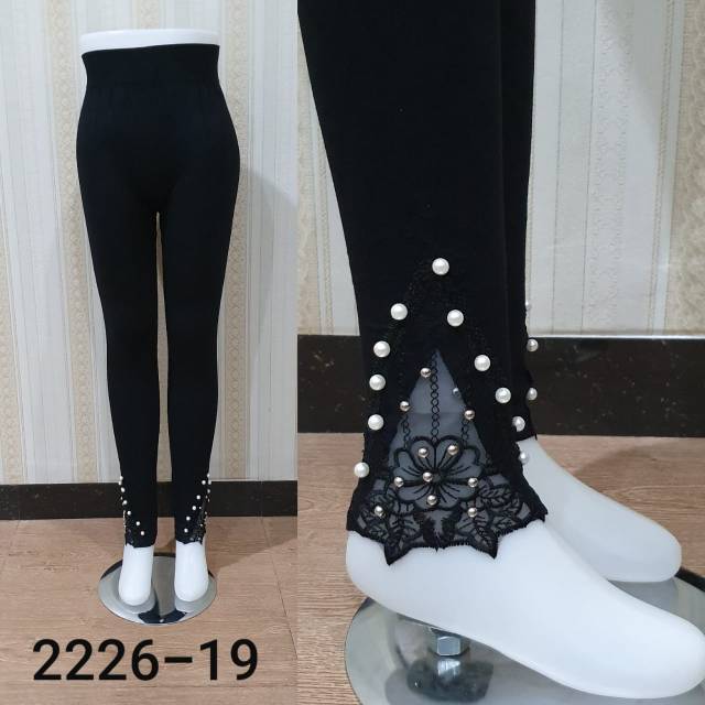 NEW LEGGING IMPORT RENDA FLOWER 2226-19/LEGGING MURAH