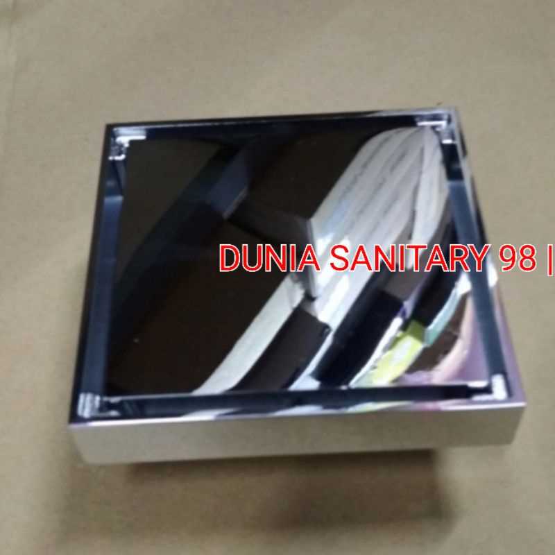 Floor drain Stainless anti serangga /banjir/kecoa/tikus SUS 304 Tile insert Saringan Got smart BLACK ,GOLD CHROME