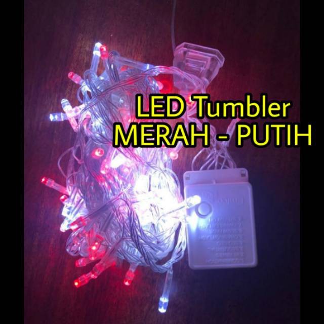 Lampu Hias Tumblr Led Lampu Natal / Twinkle Light MERAH PUTIH