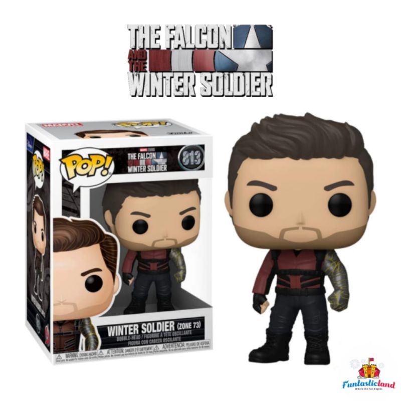 Funko POP Marvel The Falcon And The Winter Soldier - Winter Soldier (Zone 73) #813