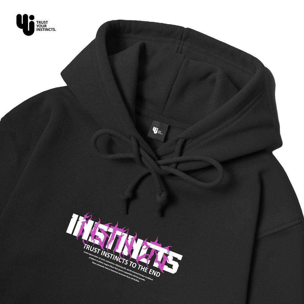 Yui Sweater Hoodie Black Instincts