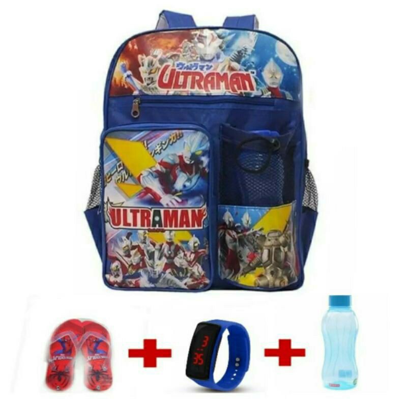 tas rangsel sekolah anak sd dan tk tas ultraman spiderman tobot