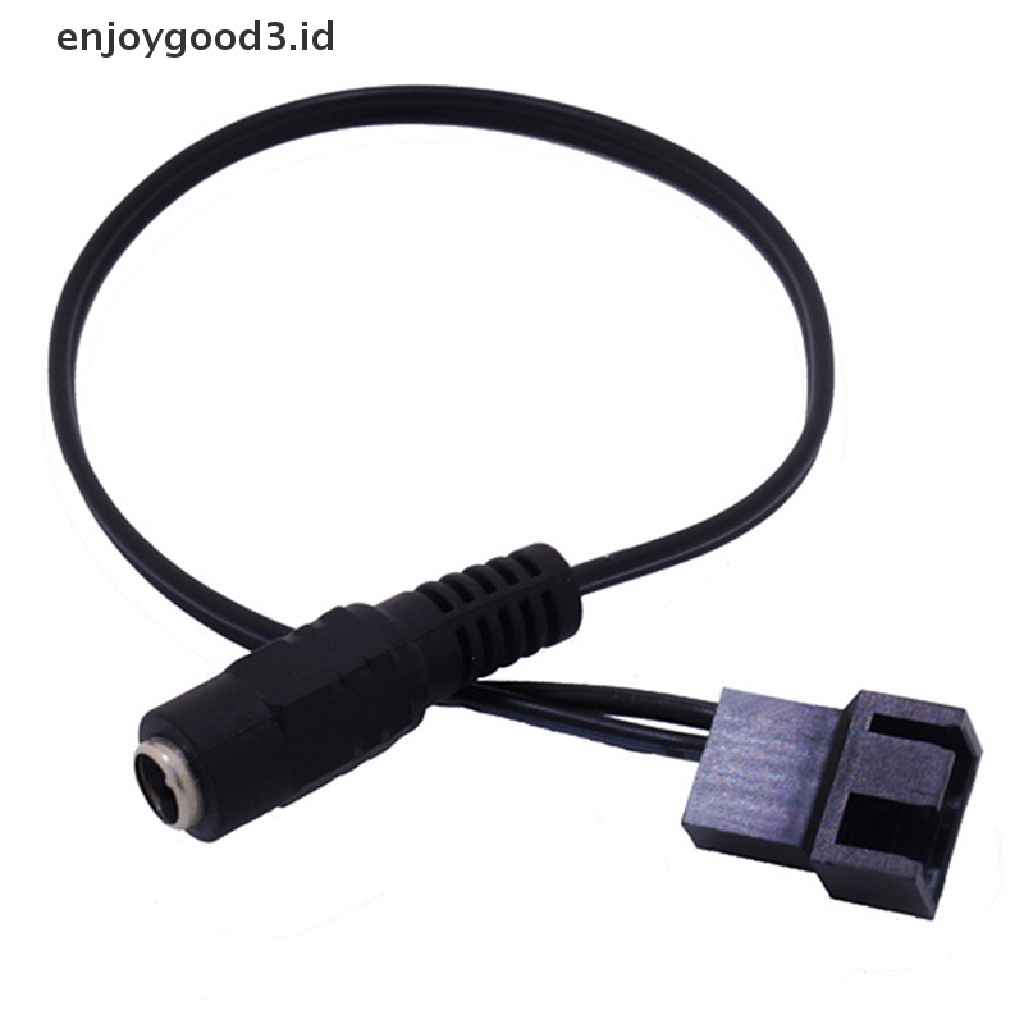 (Id) Kabel Adapter Router Kipas Dc 5521 Ke 4pin Pwm 12v Bahan Tembaga Untuk Komputer