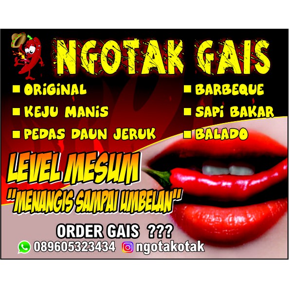 20 Koleski Terbaru Stiker Makanan Pedas Aneka Stiker Keren 8845