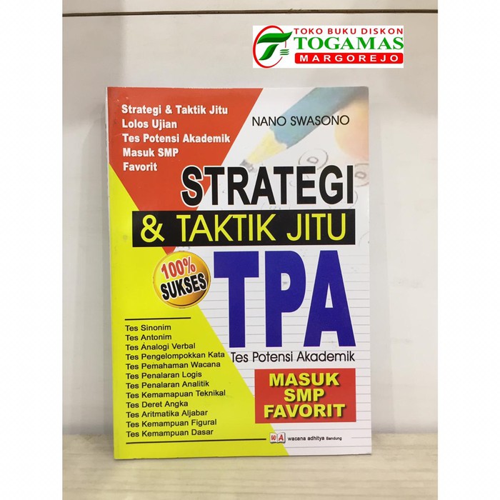 Strategi Taktik Jitu Tpa Masuk Smp Favorit 100 Sukses Cd1358 Shopee Indonesia