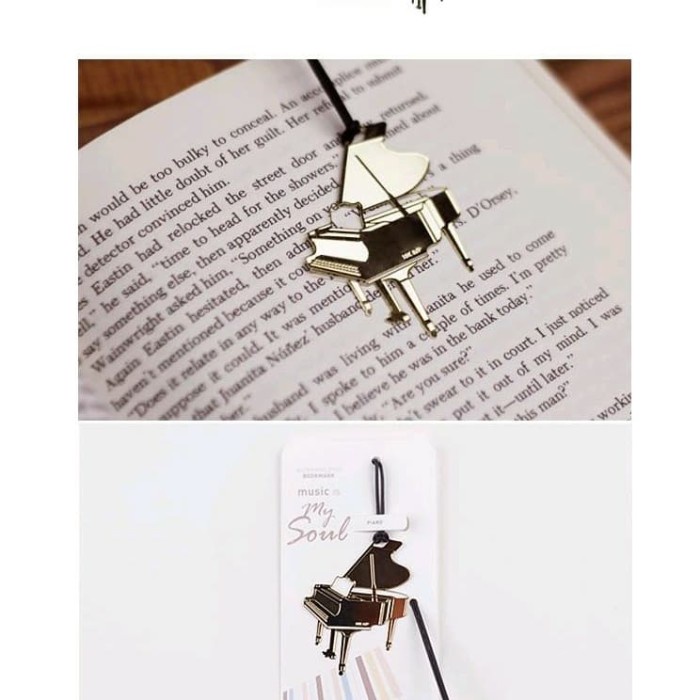 

Nikmati Pembatas Buku Bookmark Motif Unik Alat Music Terlaris