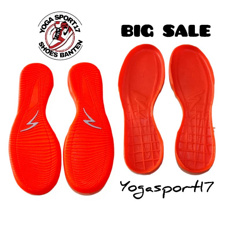 Outsole sepatu bola futsal specs, Sol sepatu futsal karet