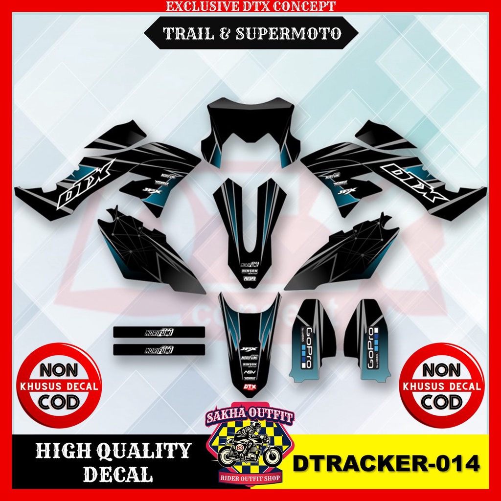 decal dtracker decal dtracker 150 decal dtracker 150 full body decal dtracker Supermoto decal klx dt