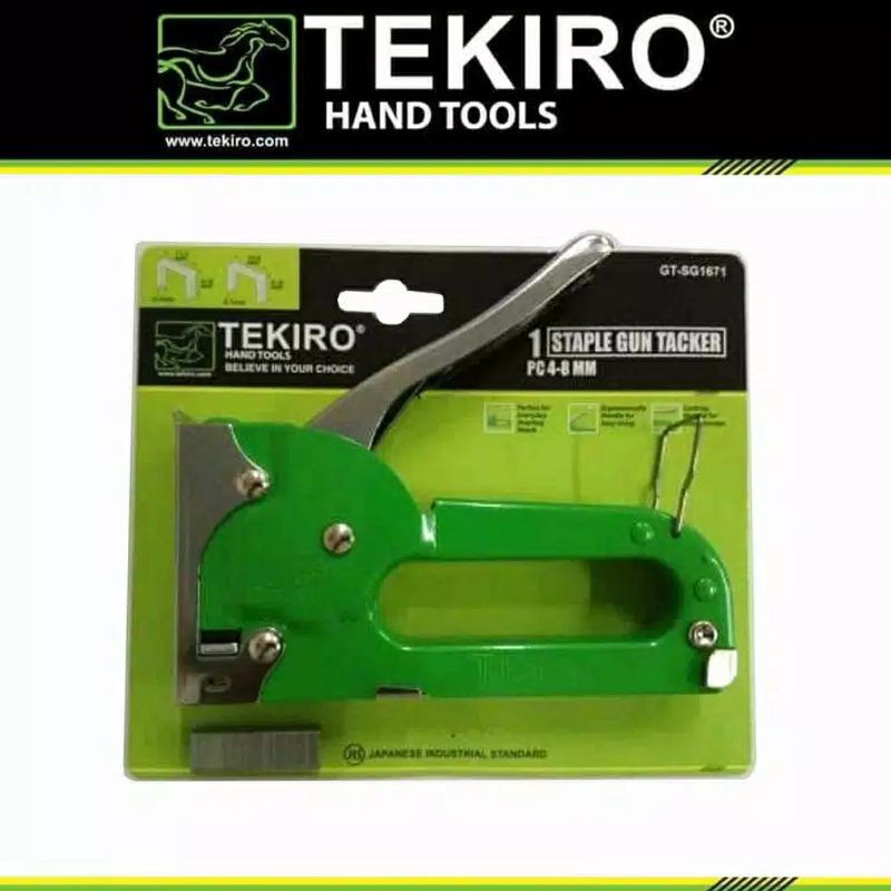 Tekiro Staples Tembak / Staple Gun Tacker 4-8mm / Stapler