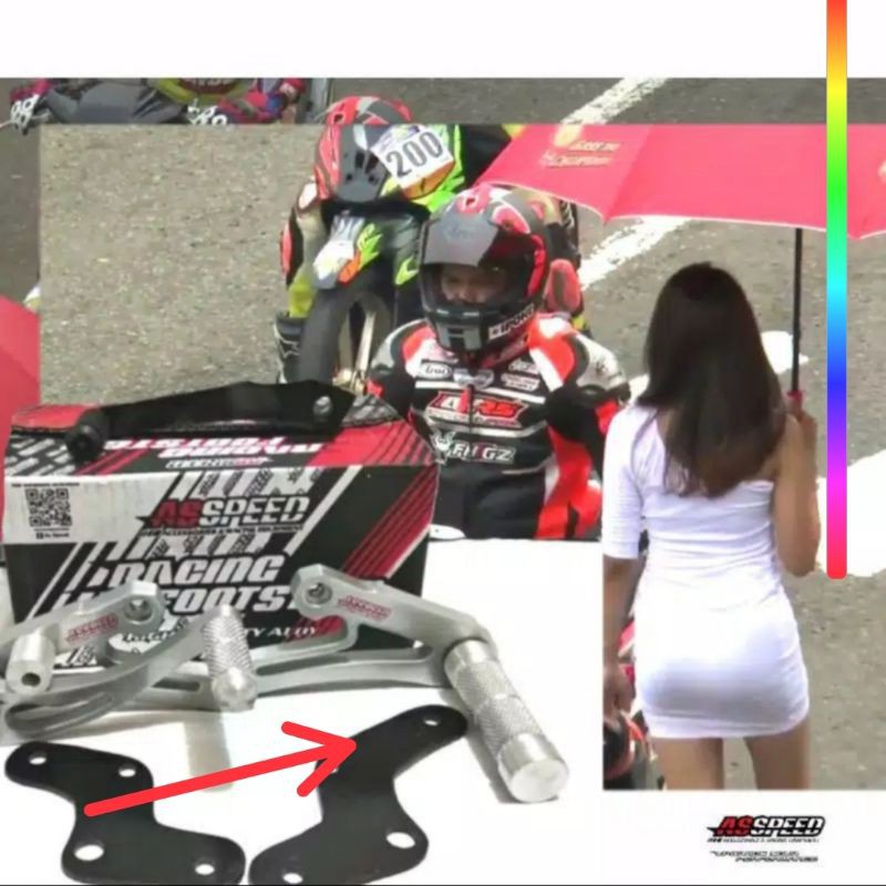 footstep underbone asspeed vixion old tromol