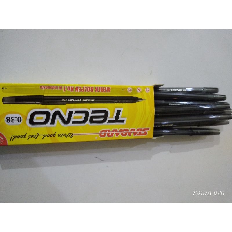 

Pulpen standar tecno