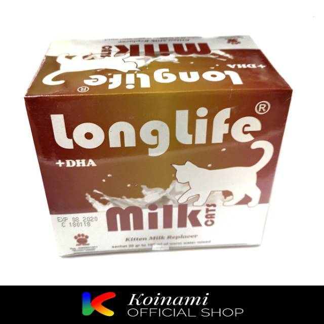 LONGLIFE MILK BABY CAT @ 1 box coklat / raid all / susu kitten anak kucing / petshop