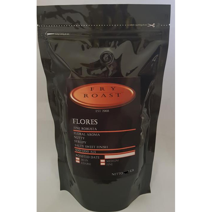 

KOPI ROBUSTA FLORES 250 GRAM (BIJI/BUBUK) - BIJI KODE 168