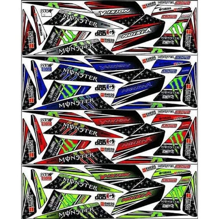 SALE Striping Motor Vixion 2012 2011 2010 2009 2008 Lama Old Variasi