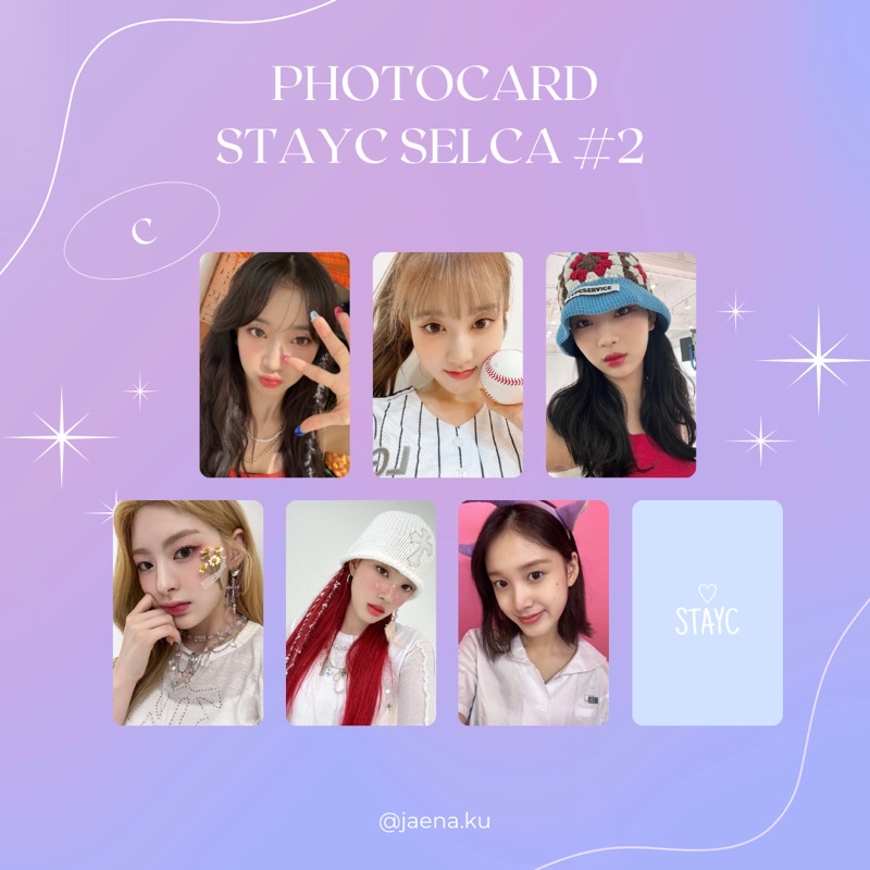 [STAYC] PHOTOCARD SELCA #2 STAYC ‼️BACA DESKRIPSI‼️