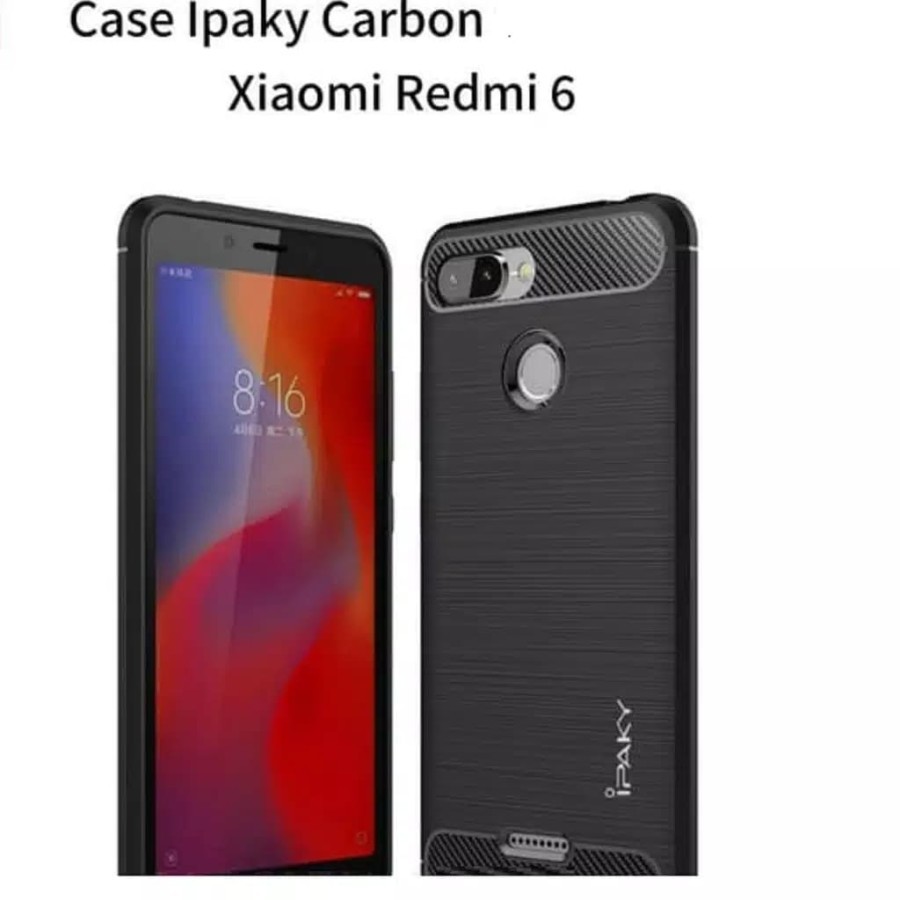 XIAOMI REDMI 6 6 PRO MI 8 LITE Silicon Carbon Slim Fit Soft Case Premium