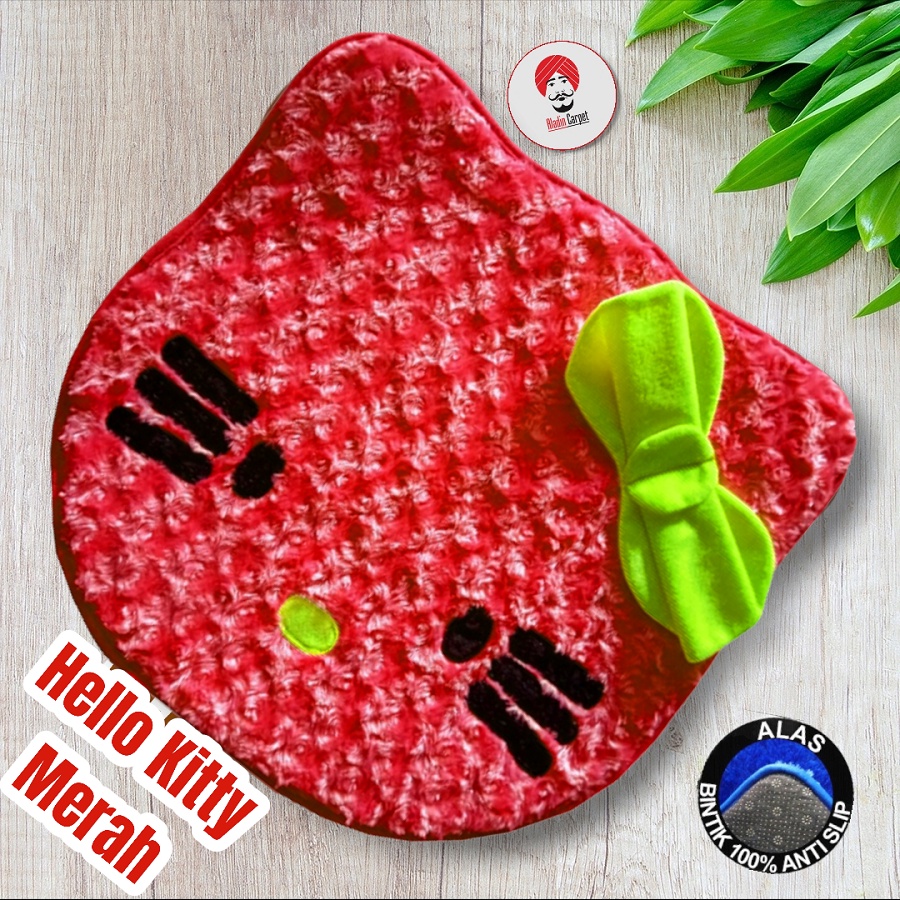 Keset Bulu Rasfur Karakter Boneka Lembut Ukuran 50X50 Cm