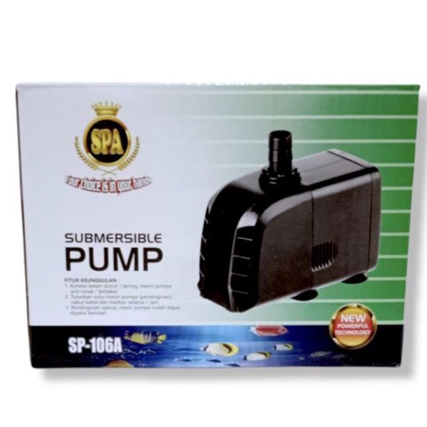 PROMO MURAH Pompa Kolam hidroponik Submersible SPA SP 106A