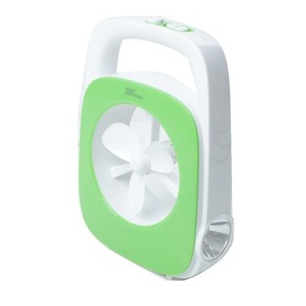 Lampu Emergency Kipas - Emergency Light with Fan - 12 LED DP7601 Green