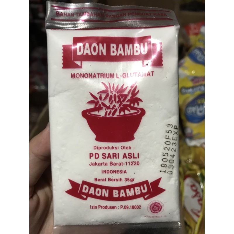 

1 BKS MICIN DAON BAMBU 35gr