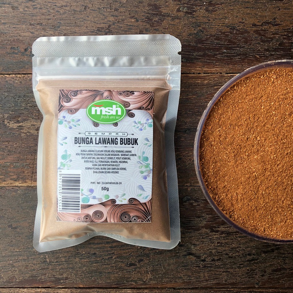 

Premium MSH Bunga Lawang Bubuk 50 g