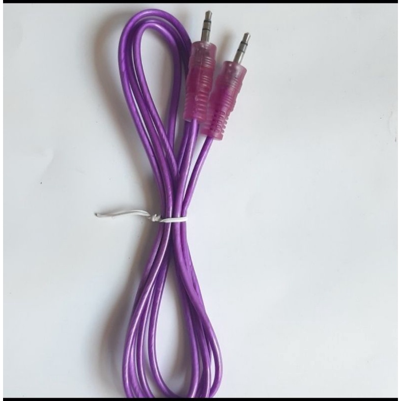 kabel rca transparan 1-1