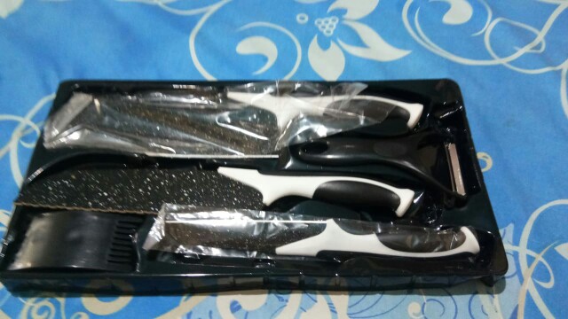 Super Tajam Pisau Set Loyal Bosque Terbaru 1kg 5pcs Free Bubble