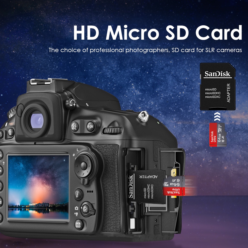 Sandisk A1 Memory card Micro SD Class 10 Kapasitas 64GB-6