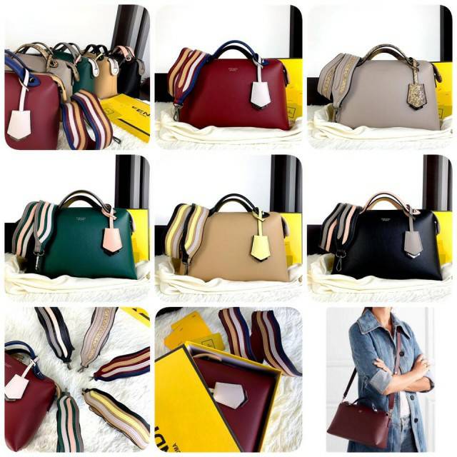Tas Fendi Boston By The Way Colorblock #7711/WB