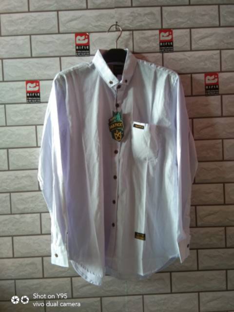 KEMEJA POLOS PRIA LENGAN PANJANG SIZE L - XXXL