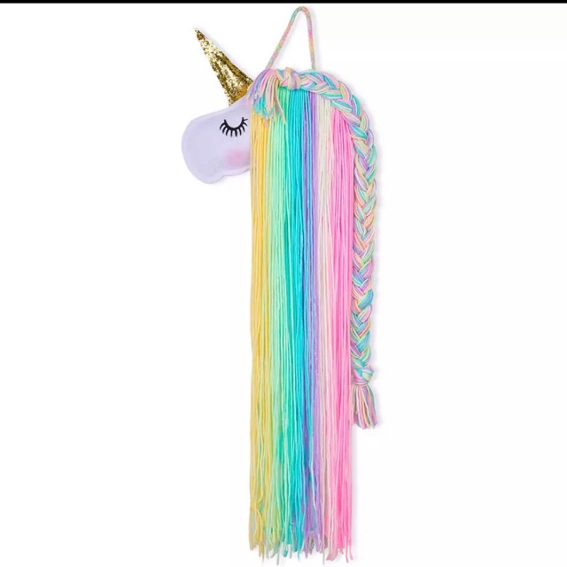 

Unicorn bow organizer. Dekor kamar Tempat simpan pita. Unicorn bow murah. Pita anak unicorn