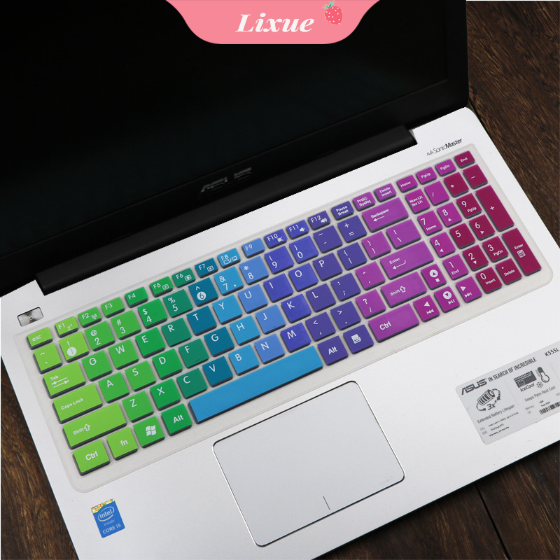 Lixue Pelindung Keyboard Silikon 15.6 &quot;Untuk Asus X541U X554L X541N A556U A555L S5 / S7 Vs / Vt / Vm / Gl502