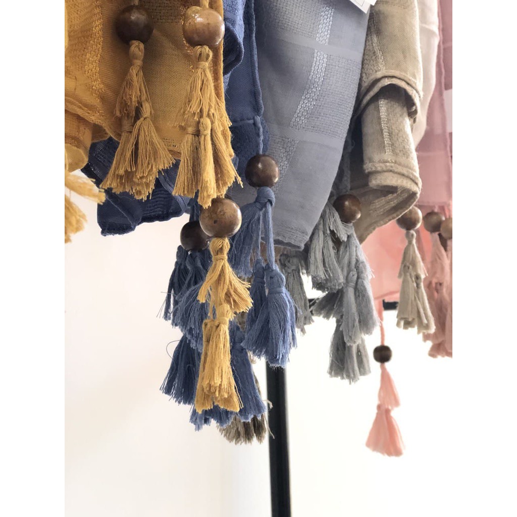 Pashmina Tassel Import Premium Hijab Pashmina
