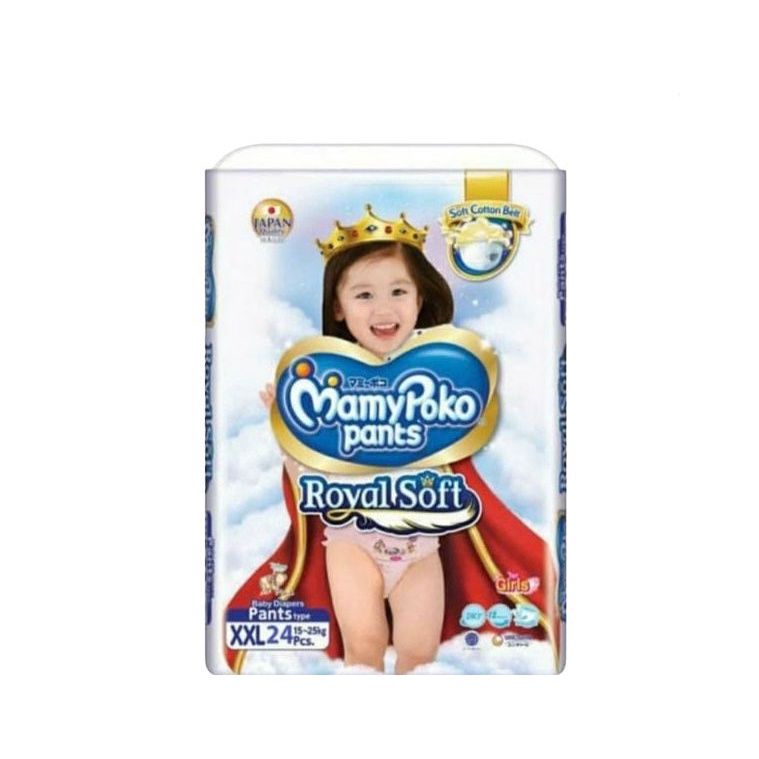 MAMYPOKO PANTS ROYAL SOFT PANTS S46 M42 L34 XL30 XXL24 BOYS GIRLS