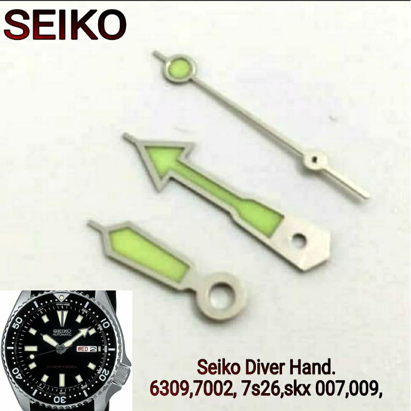 New Hand Seiko Diver Skx 7002, 6309, 7s26 Super Lume High Quality