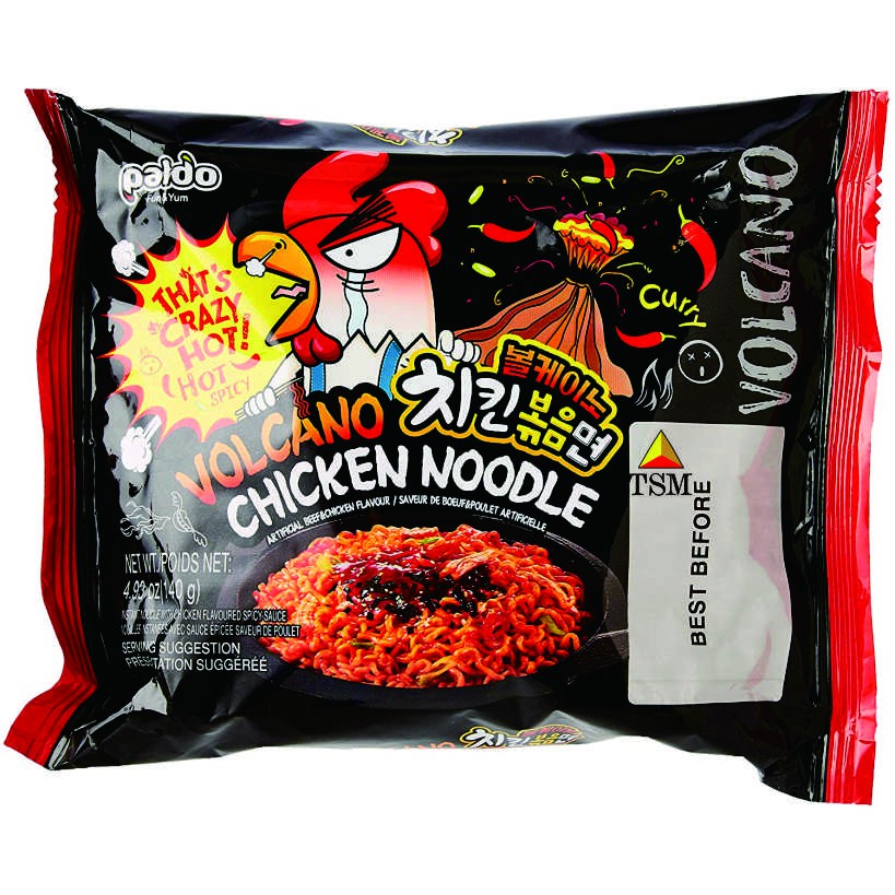 

MIE KOREA - MIE INSTANT - PALDO VOLCANO CHICKEN 140GR