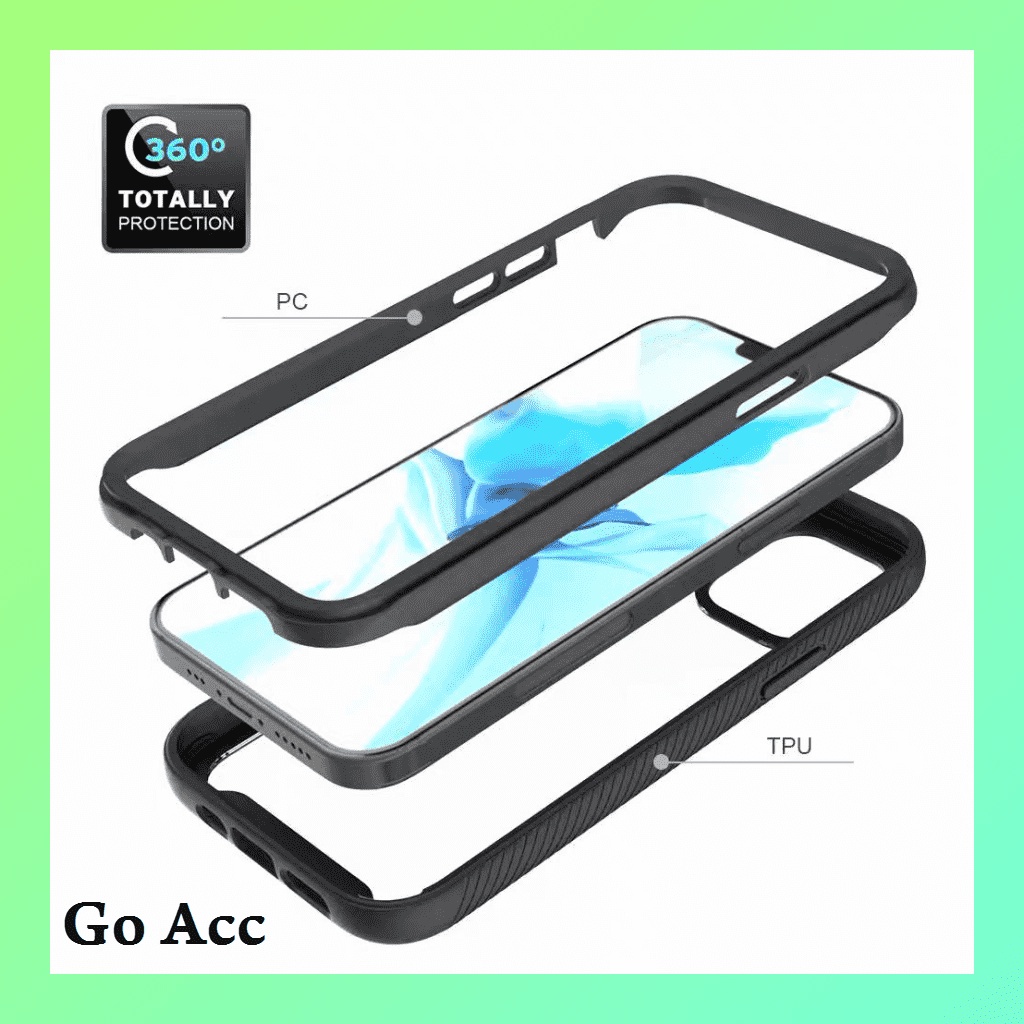 Bumper case two layer hardcase Iphone 7 8 7+ 8+ Plus SE X Xs Xr Max 11 12 Pro Max FH17