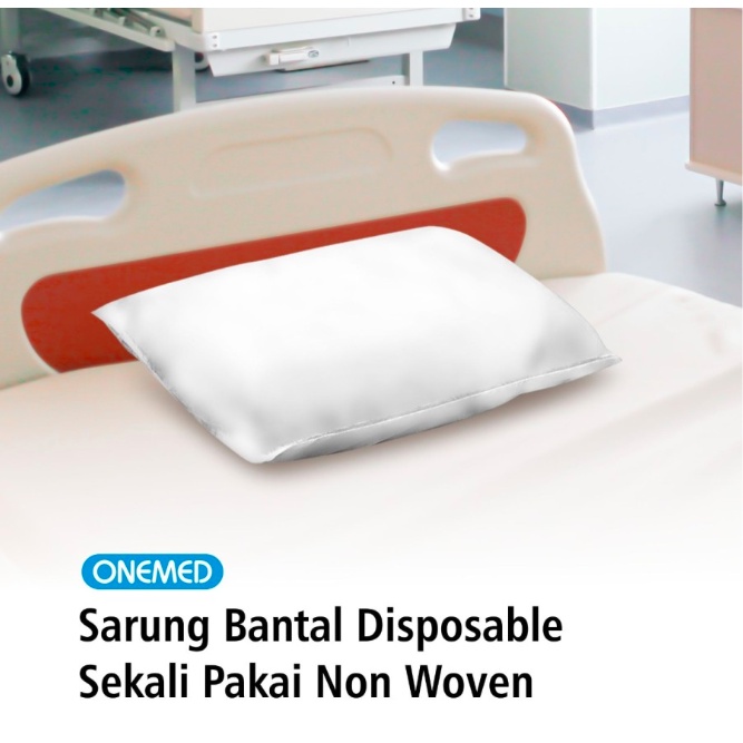 Sarung Bantal Non Woven OneMed isi 10 Pcs