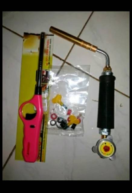 Kepala gas torch alat las bahan bakar tabung gas 3kilo