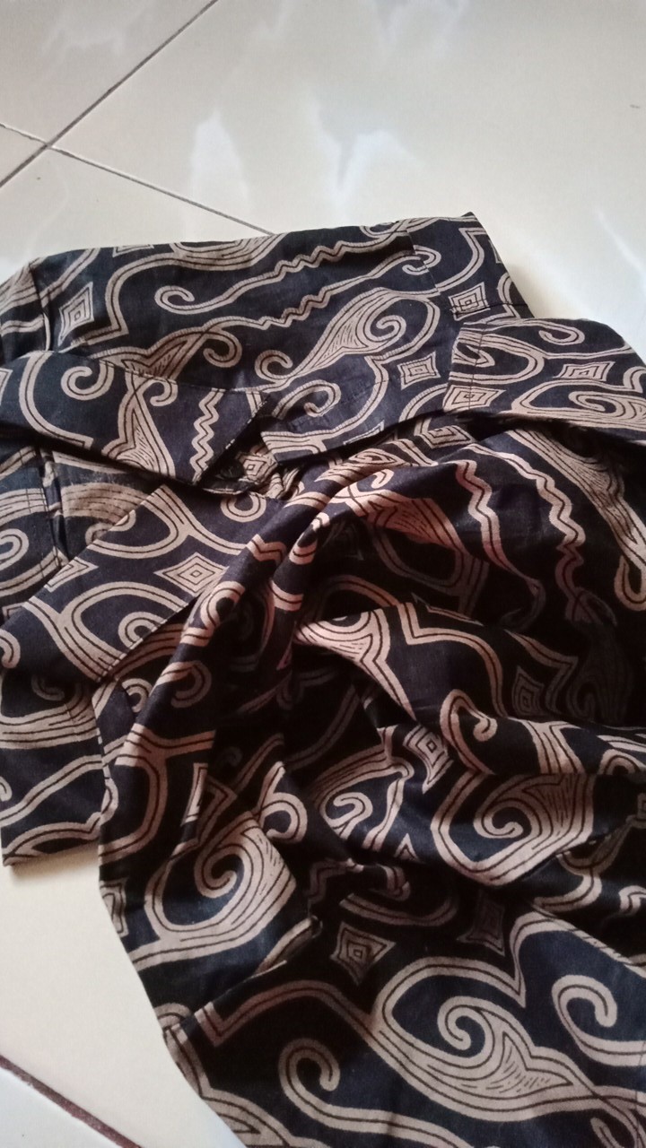 Batik Couple Keluarga Sania Ruffle Ori Ndoro Jowi Dnt Kondangan Pesta Nikahan Batik Modern,