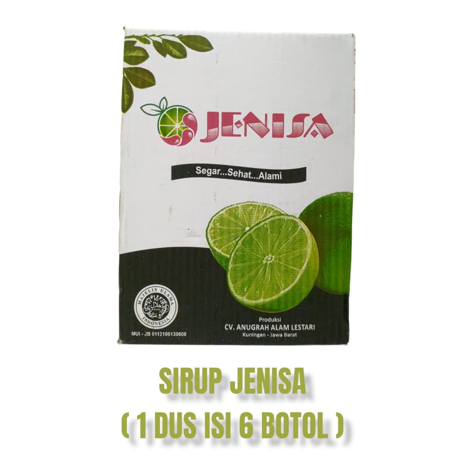 

Sirup jenisa 1 dus isi 6 botol @630ml