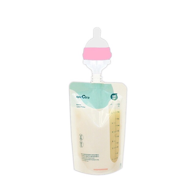 Kantong Asi Spectra premium milk bag with connector &amp; REFILL