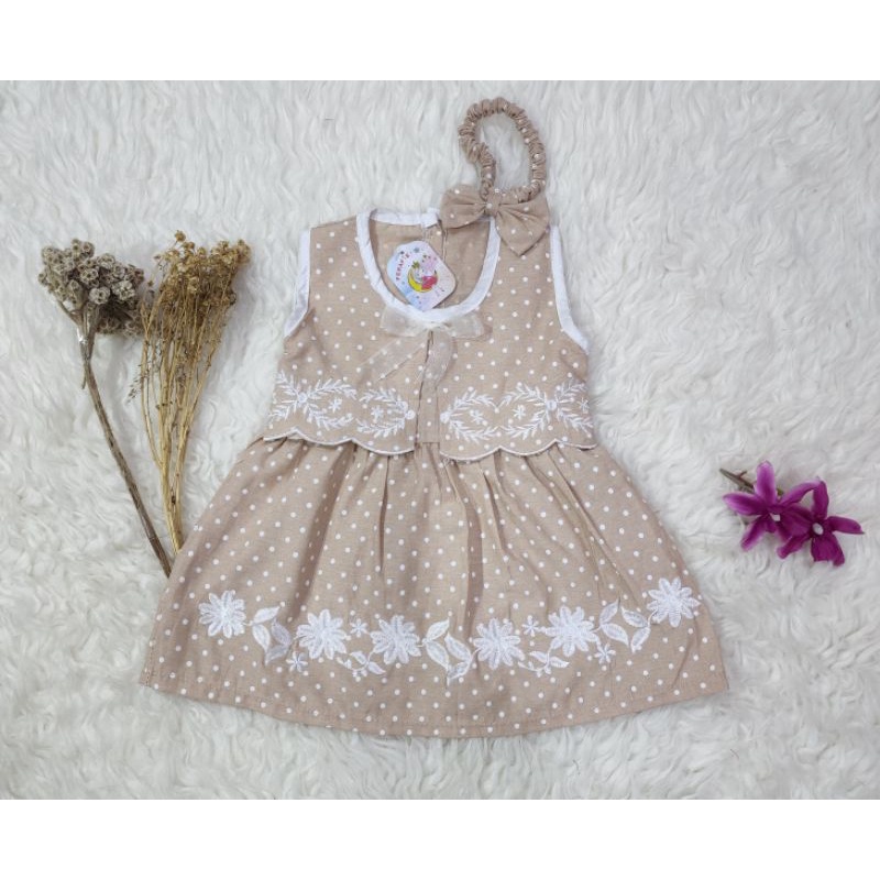 baju bayi perempuan set dres baby girl