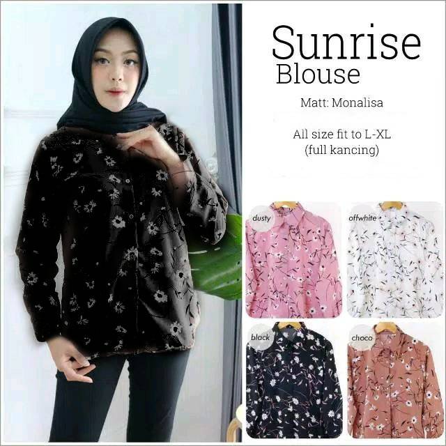 Sunrise blouse (kemeja monalisa)