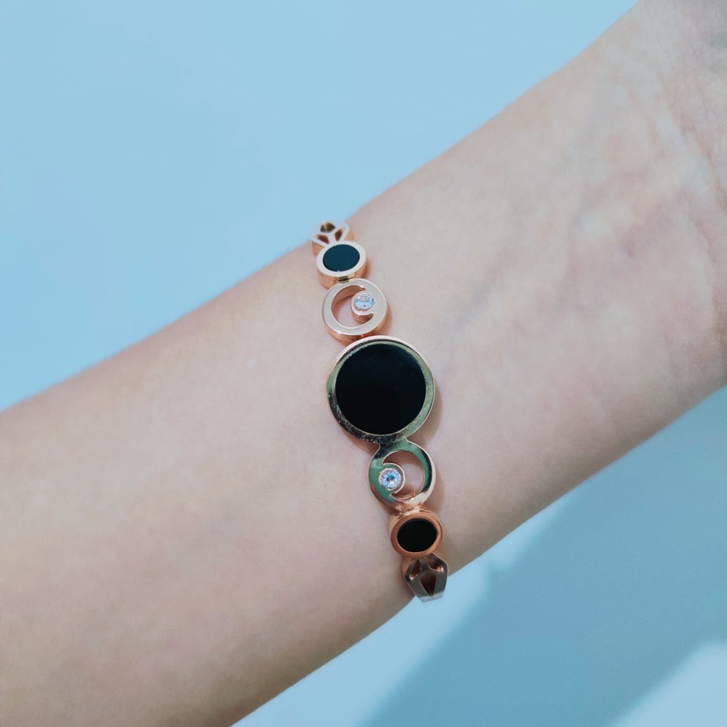 gelang titanium bulat