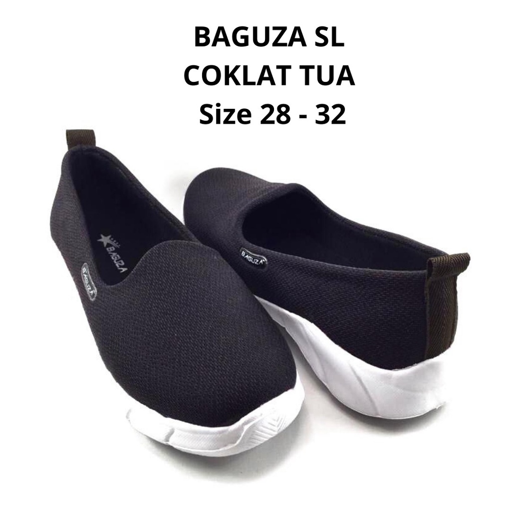 BISA COD - SEPATU SLIP ON PHYLON ANAK SIZE 28-32 COKLAT - SEPATU SLOP RINGAN PEREMPUAN - SEPATU SLIP