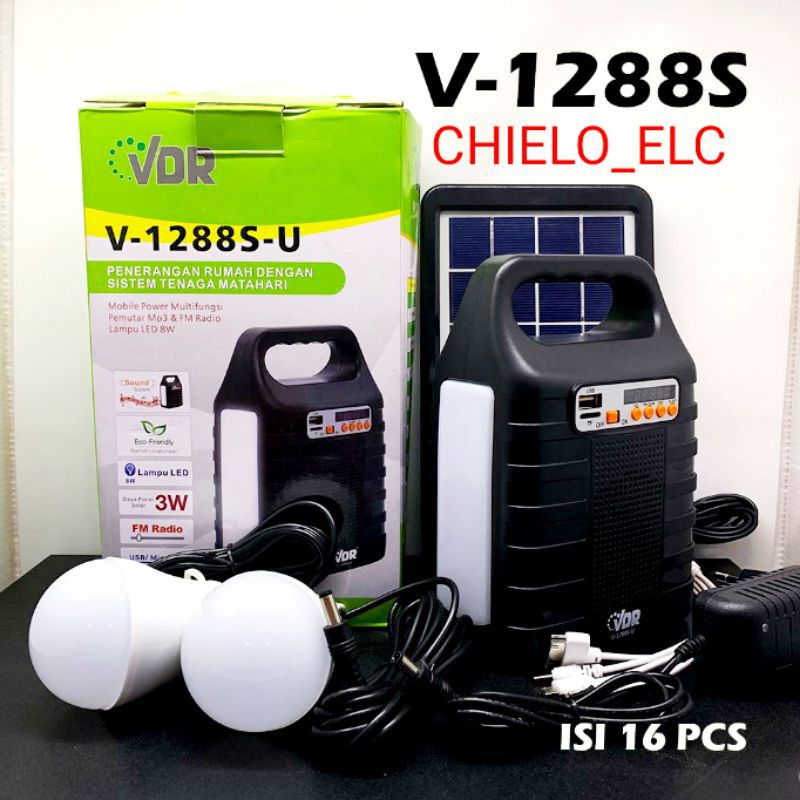 LAMPU TENAGA SURYA ,EMERGENCY VDR V1288S  VDR V 1288S