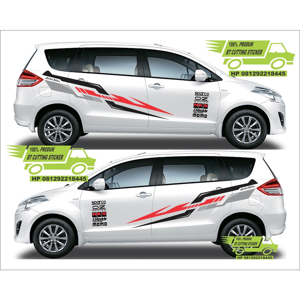 BT sticker mobil ertiga sticker ertiga stiker ertiga stiker mobil suzuki ertiga