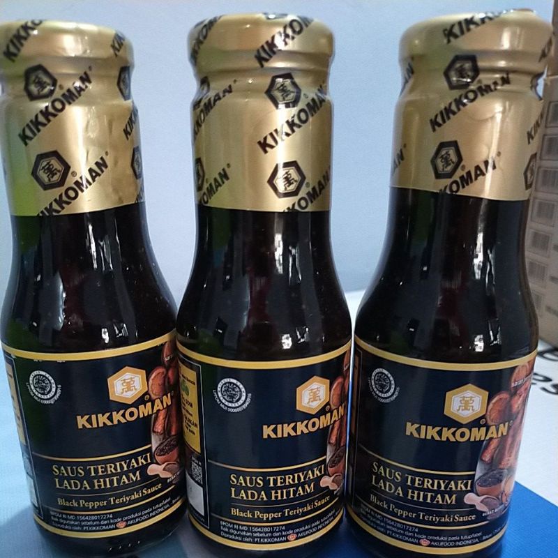 

Kikkoman Saus Teriyaki Lada Hitam 300 gr